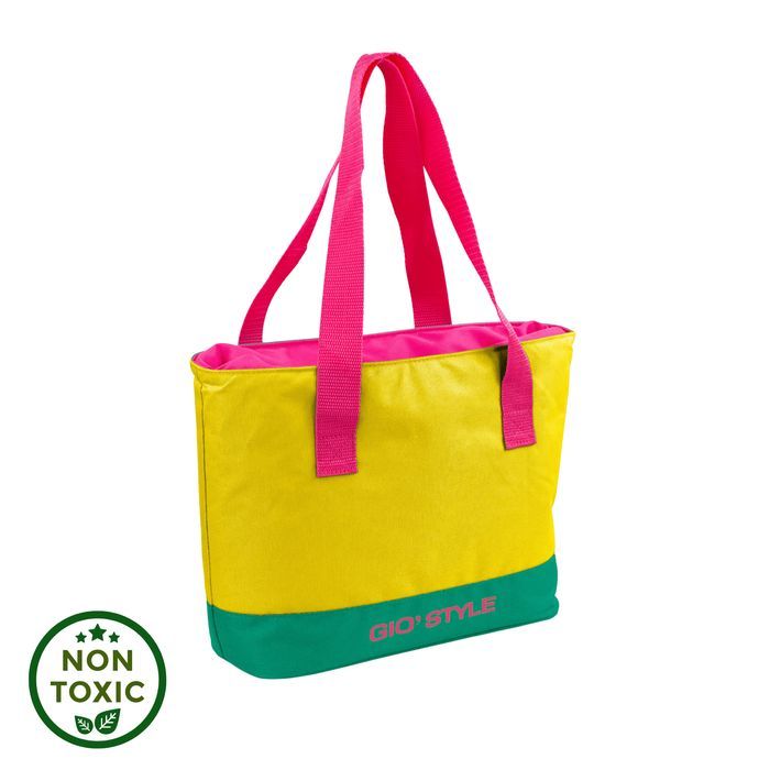 torba plażowa kamai gio style, w kolorze żółtym, pojemność 9l