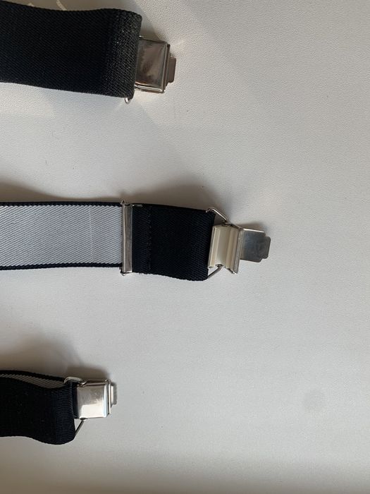 Подтяжки для брюк из резинки черные the morton club