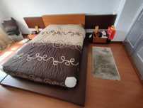 Cama madeira maciça