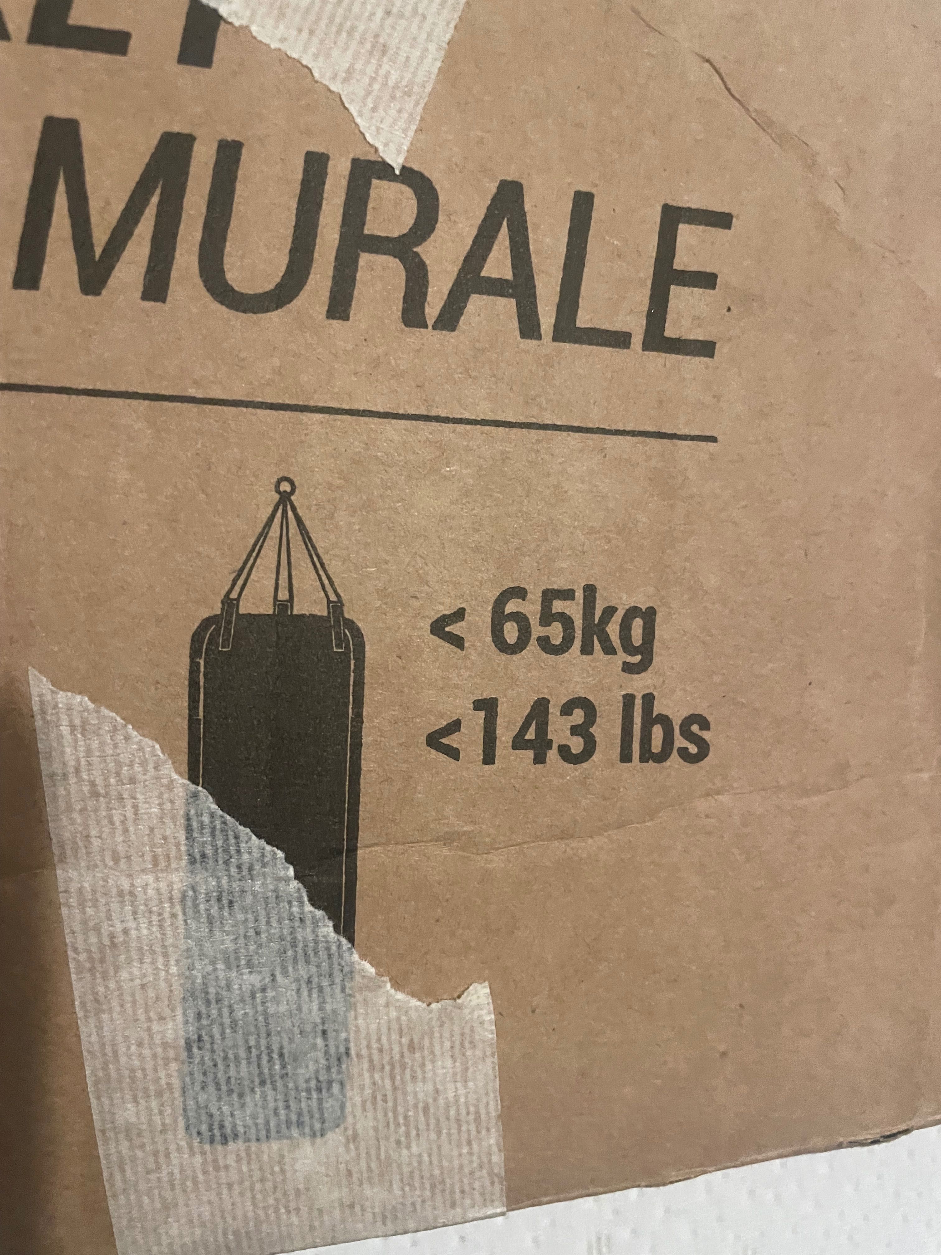 Suporte saco de boxe