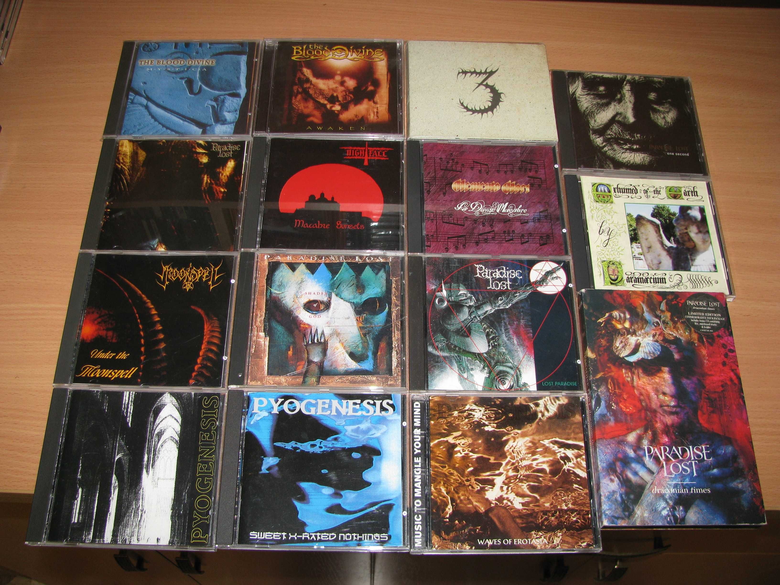 Pyogenesis, Carcass, Bessech, Paradise Lost, My Dying Bride, Amorphis