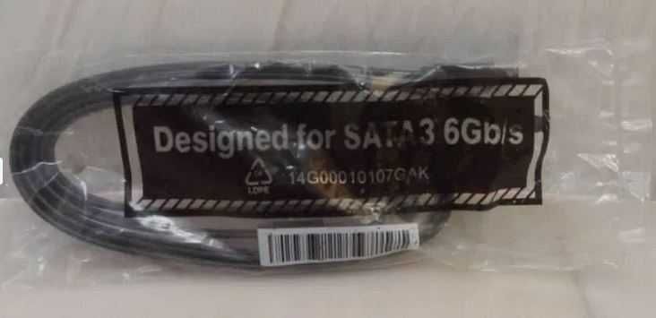 ZESTAW zawiera : 2 SZTUKI Kabel SATA III 6Gb/s o różnych wtykach