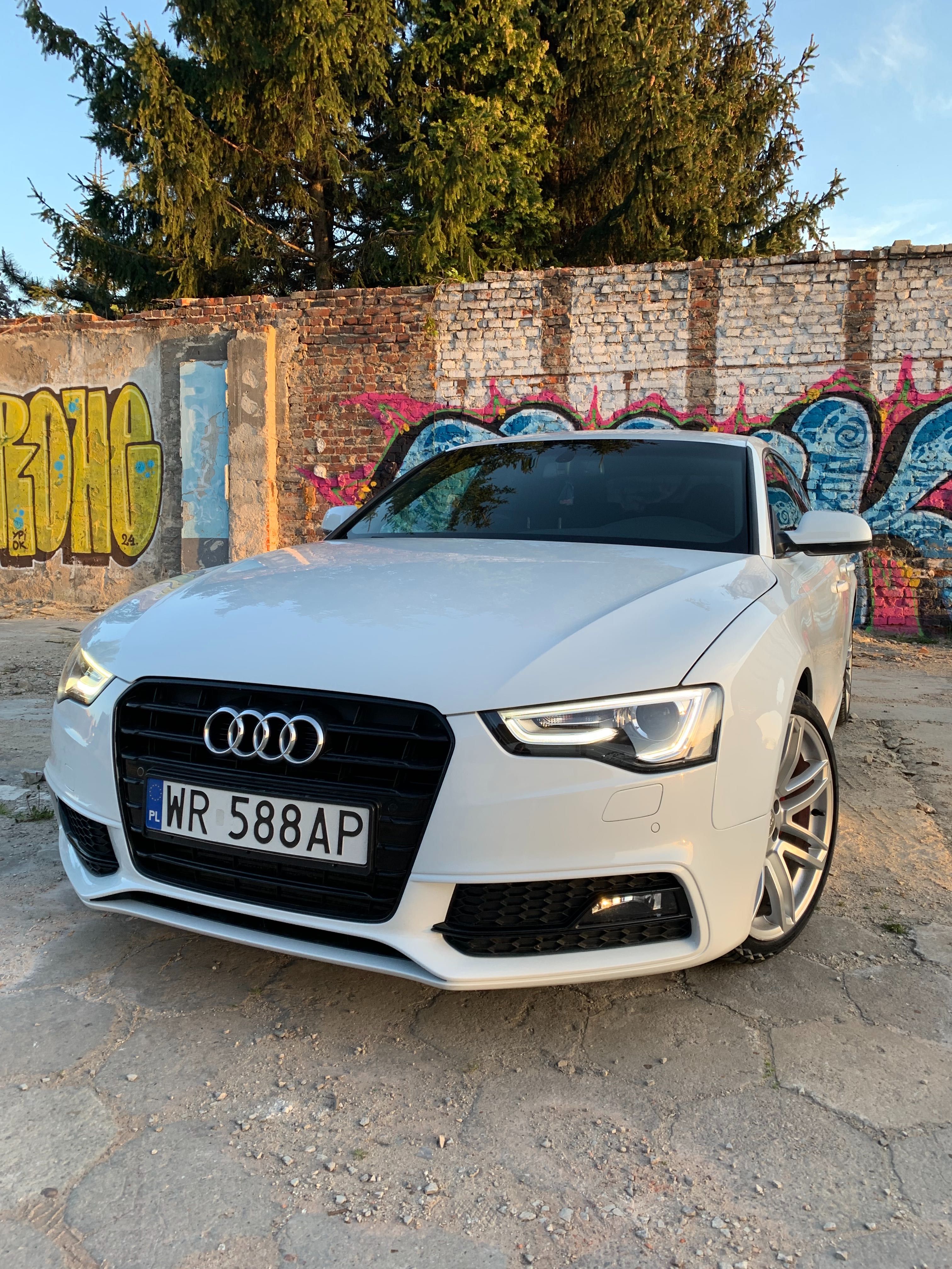 Audi a5 3.0 diesel 3x S Line Manual Bi Xenon Skrętny Bang&Olufsen