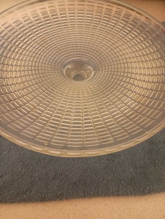 patera owocarka PRL krysztal