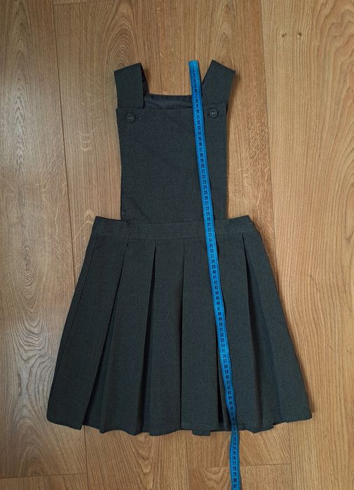 Школьная форма серый сарафан в школу для девочки