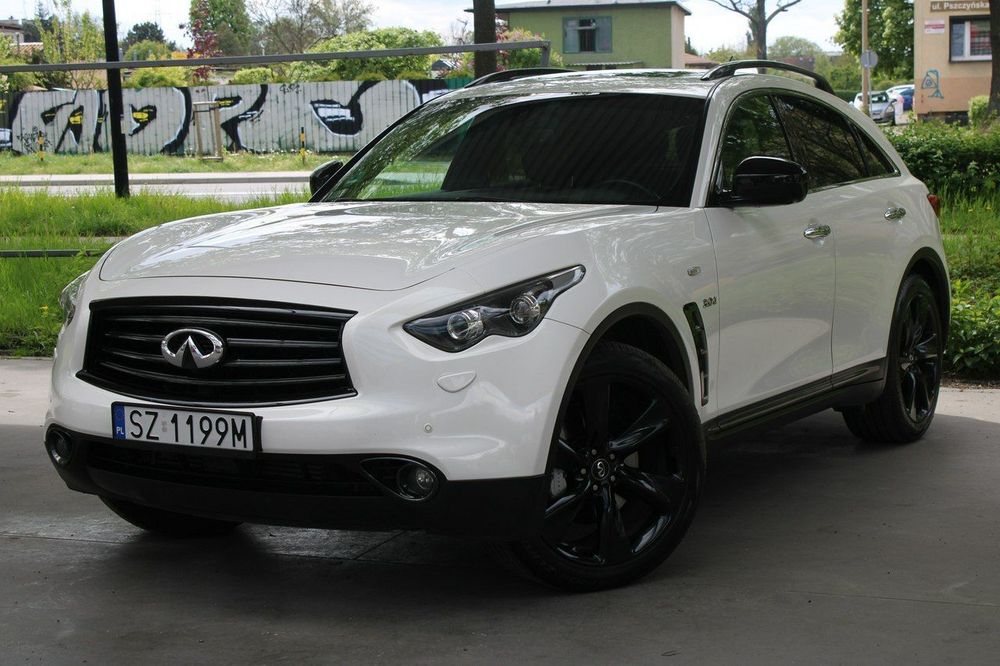 Infiniti QX70 Org.lakier-Pakier S PREMIUM-Dla wymagajacych-Serwis do konca-GWARANCJA