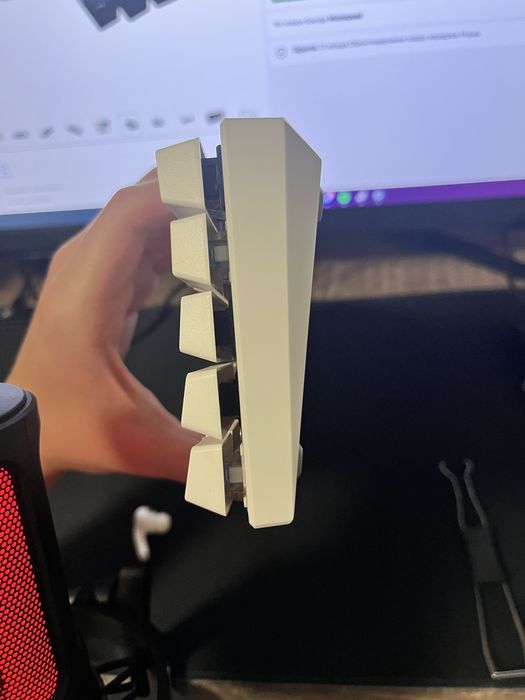 Клавіатура motospeed ck62 (60%), механічна, бездротова, біла