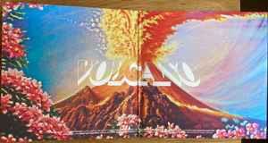 Jungle ‎– Volcano. Vinyl Orange / White Split assinado