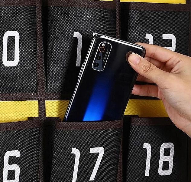Numerowany Organizer Na Telefony - Tablica 24 Kieszeni Do Klasy Lub Bi
