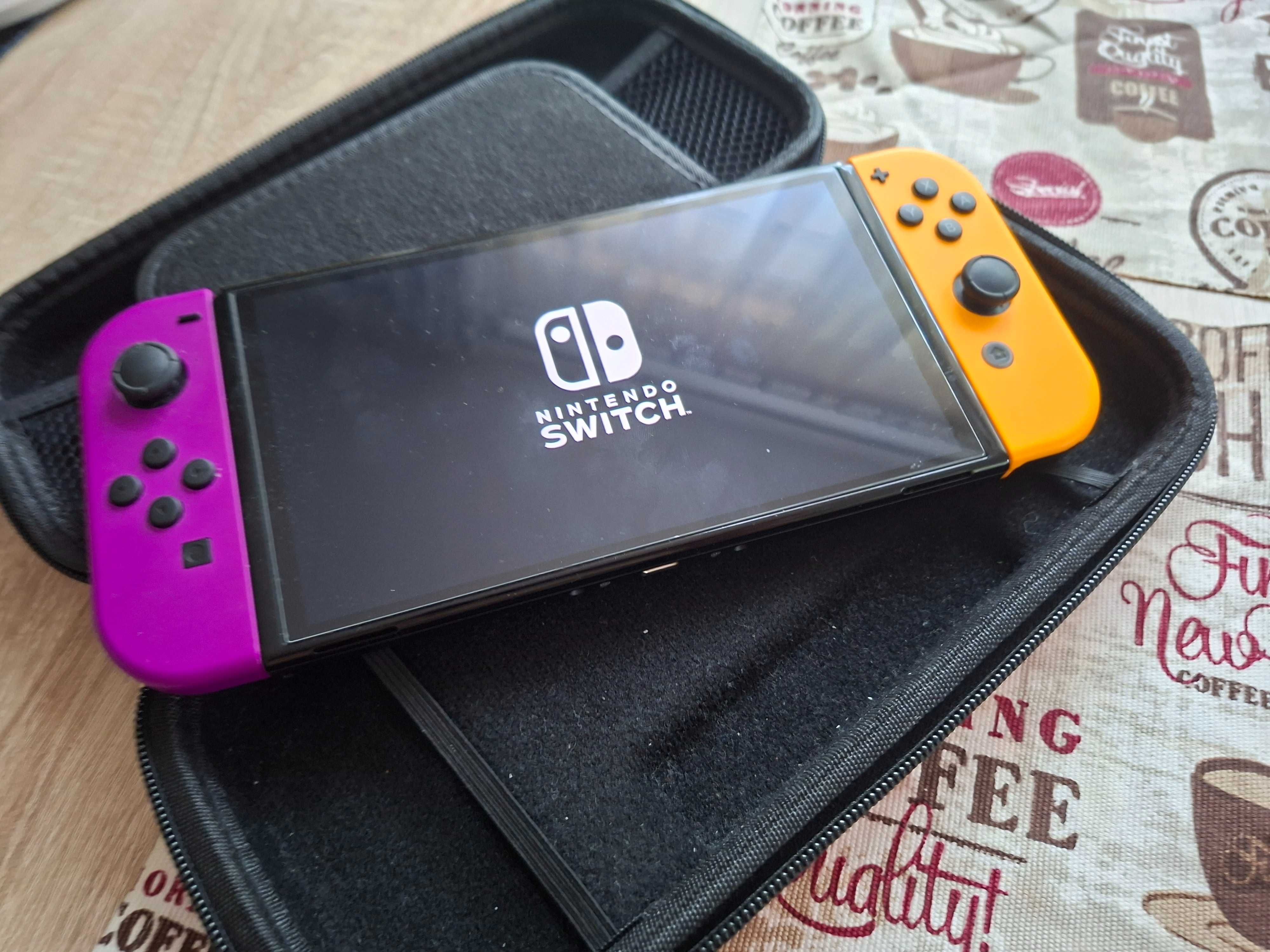 Nintendo switch oled wypasisona z mnistwem gier zamienię