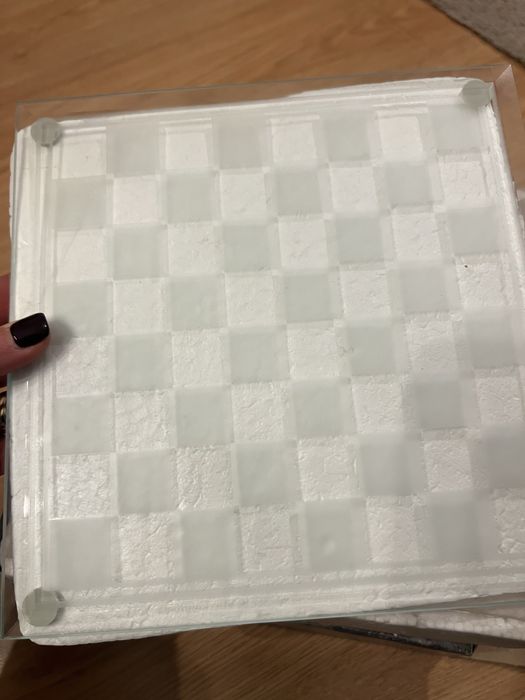 Jogo xadrez em vidro