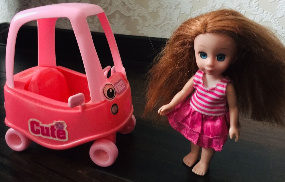 Cute кукла машина для куклы pink