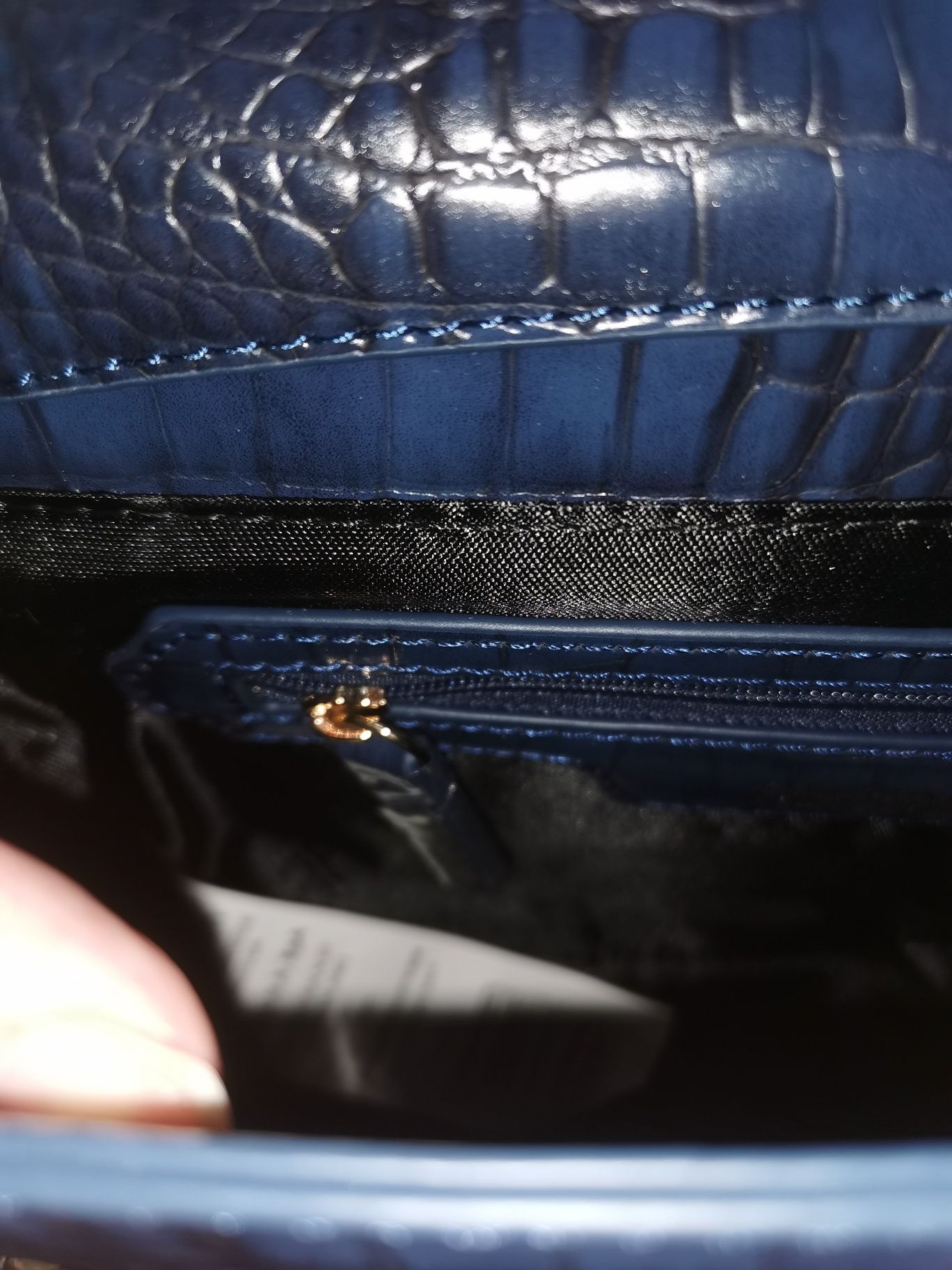 Mala azul a tiracolo Fracomina nova