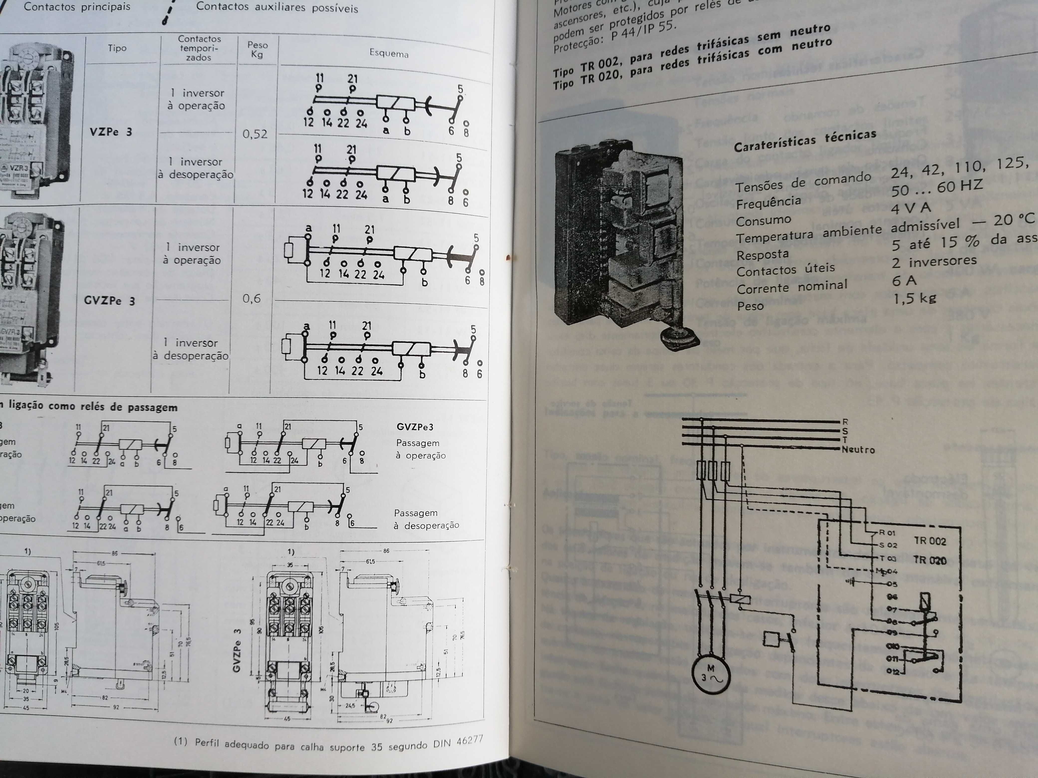 eletrotecnia pneumatica . mattos tavares , 1972/73