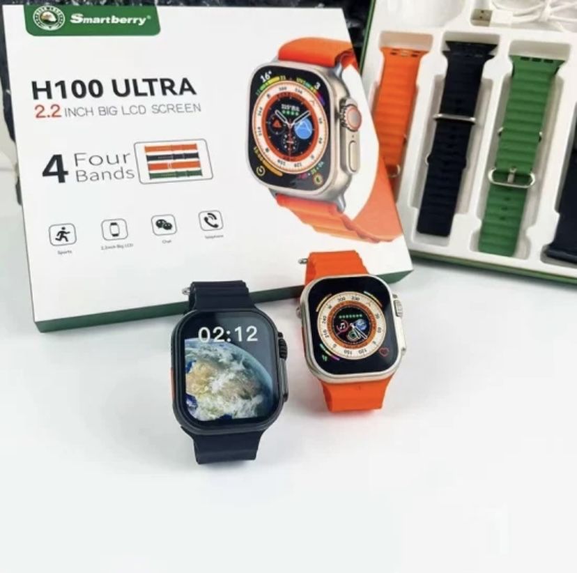 Смарт- годинник H100 Ultra. Комплект