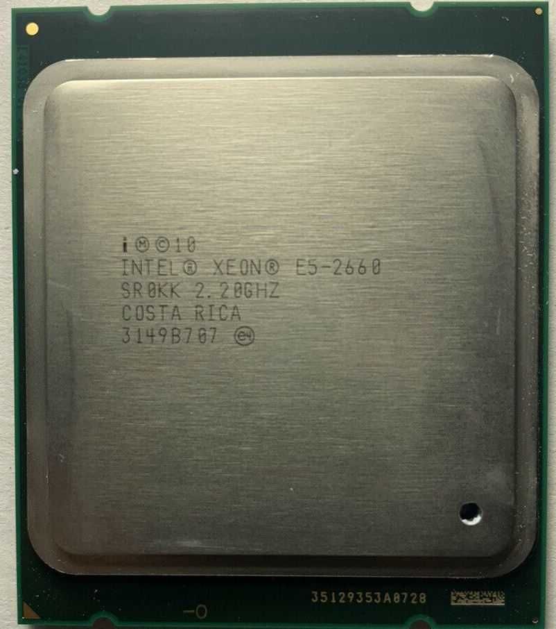 Проц Intel Xeon E5-2660 8 ядер 16 потоков 2,20-3.0Ghz 20M Lga2011