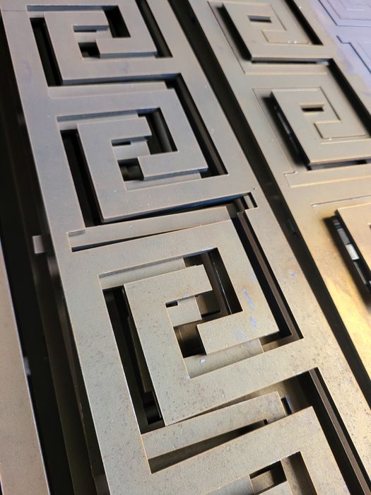 Grecki wzór ogrodzenie wycinanie CNC