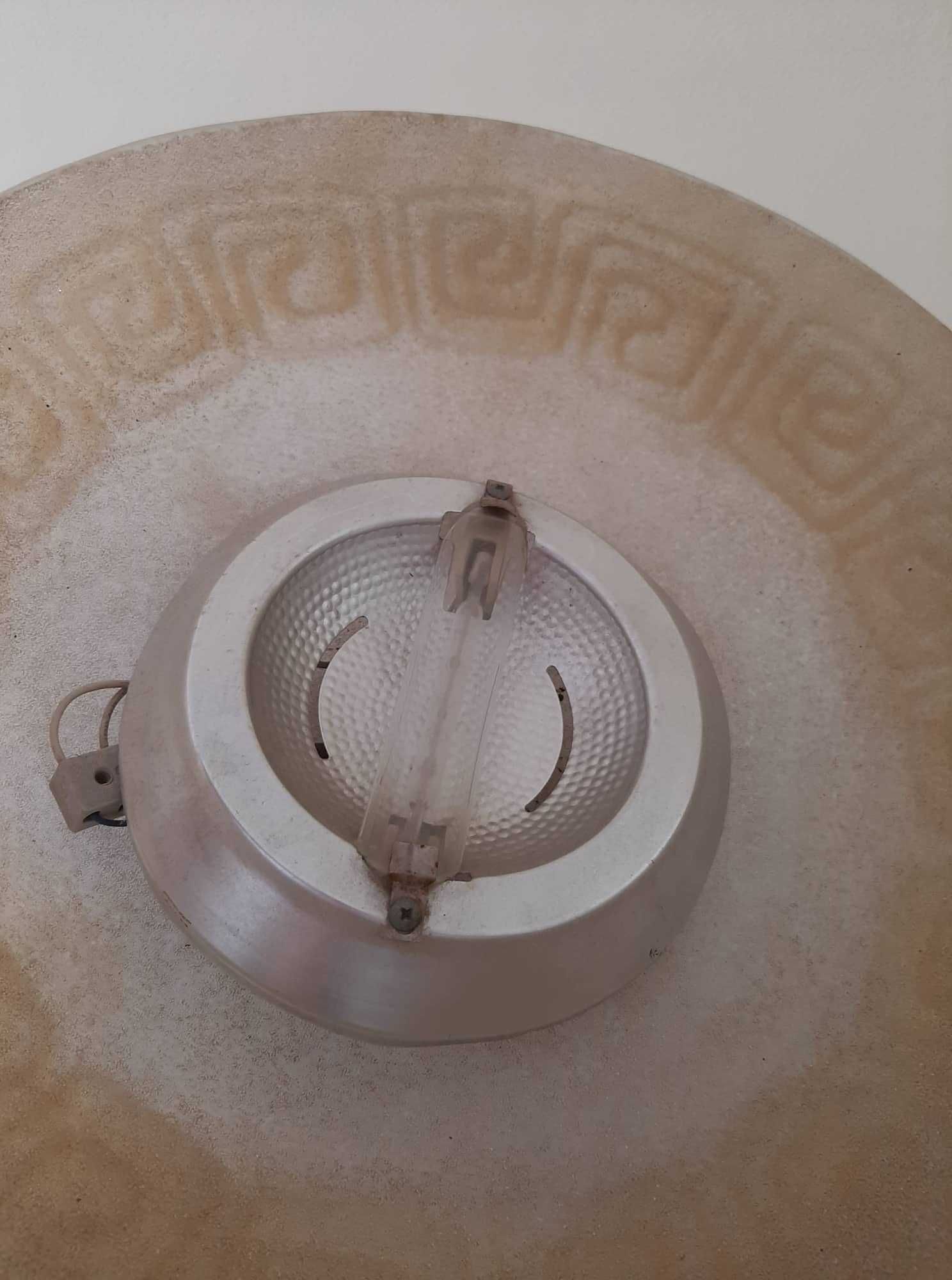 Candeeiro Pé Alto em Latão com Regulador de Luz