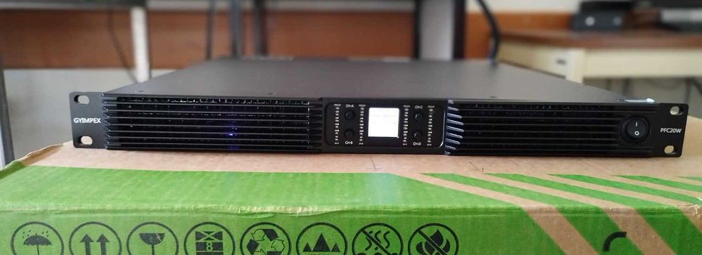 Amplificador profissional 4 canais