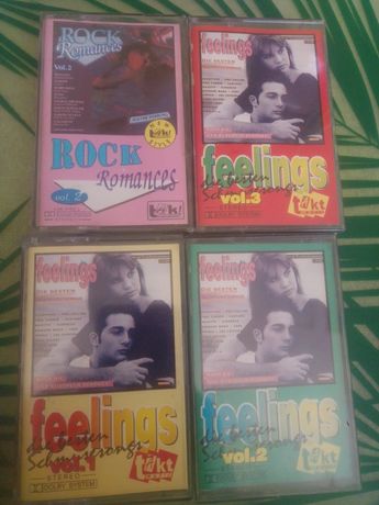 Zestaw kaset magnetofonowych The feelings, rock romances