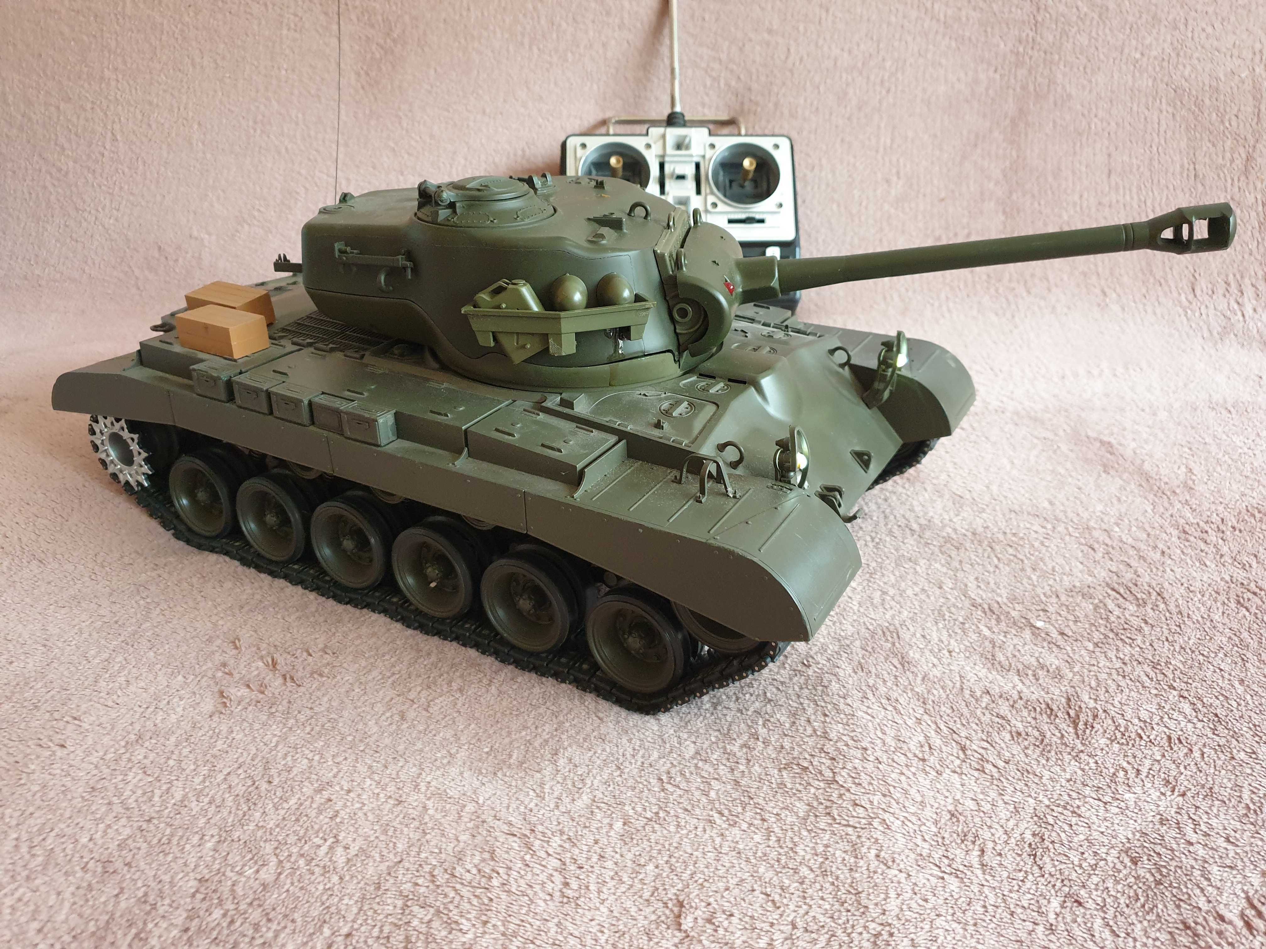 Czołg model zdalnie sterowany M26 Pershing firmy Heng Long 1:16 RC