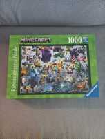 Puste pudełko po puzzlach Minecraft