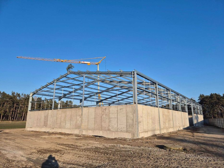 Konstrukcja stalowa Hala stalowa Hala Magazynowa Magazyn Ocynk