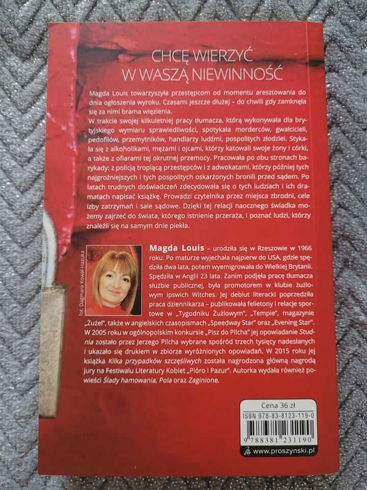 Chcę wierzyć w waszą niewinność Magda Louis