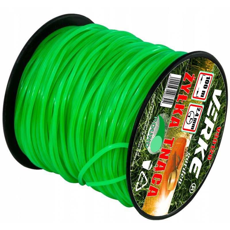 Żyłka tnąca do kosy VERKE garden V90122 3 mm x 100 m okrągła