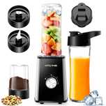 KITCANIS Blender mikser stojacy 3w1 600w z 2 butelkami 600ml