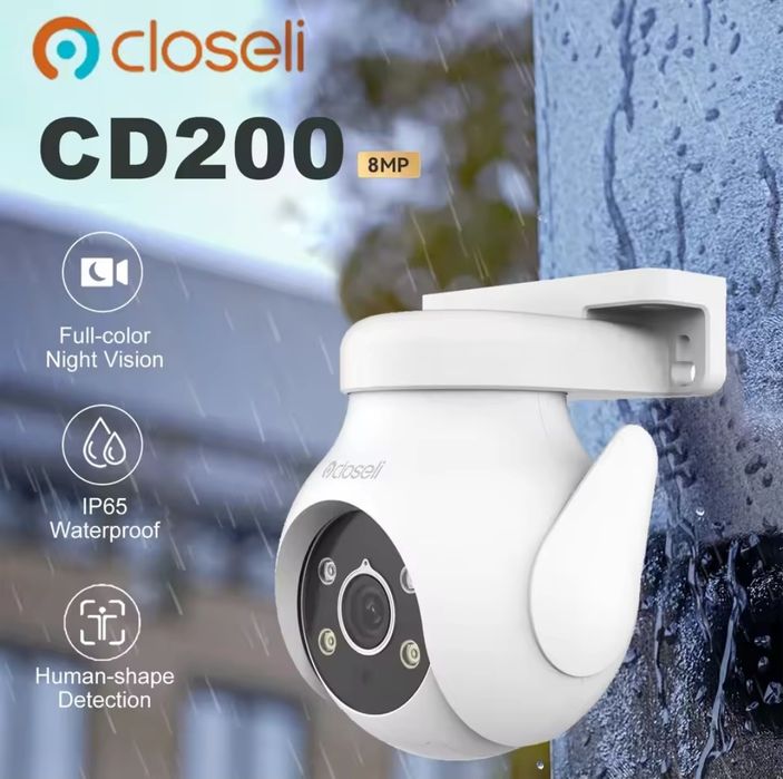 Камера відеонагляду поворотна Wi-Fi closeli