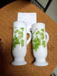 Avon Green Victorian Milk Kubek Para