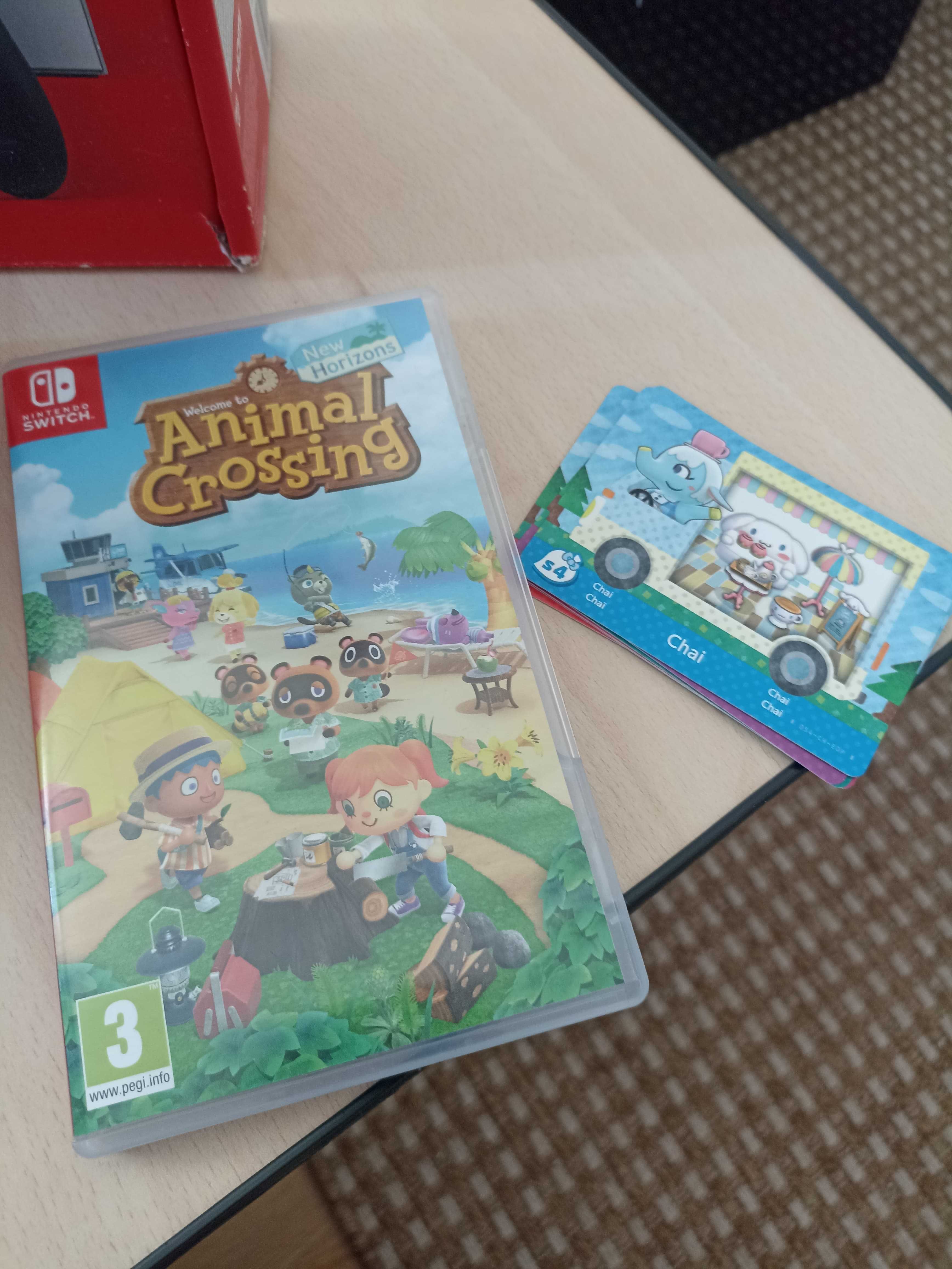 Nintendo Switch Versão OLED - Branco + Jogo Animal Crossing