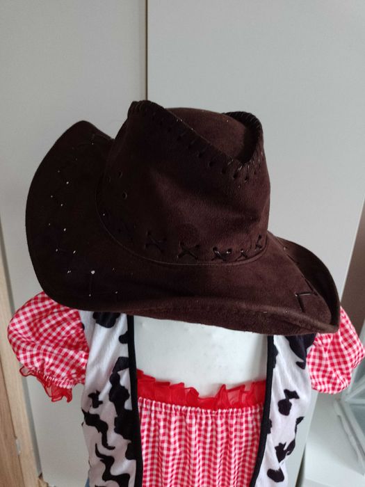 Strój karnawałowy KOWBOJKA KOWBOJKI kostium przebranie 134/140 (5