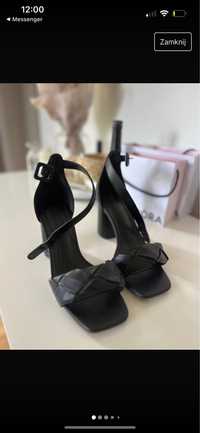 Sandalki  czarne reserved