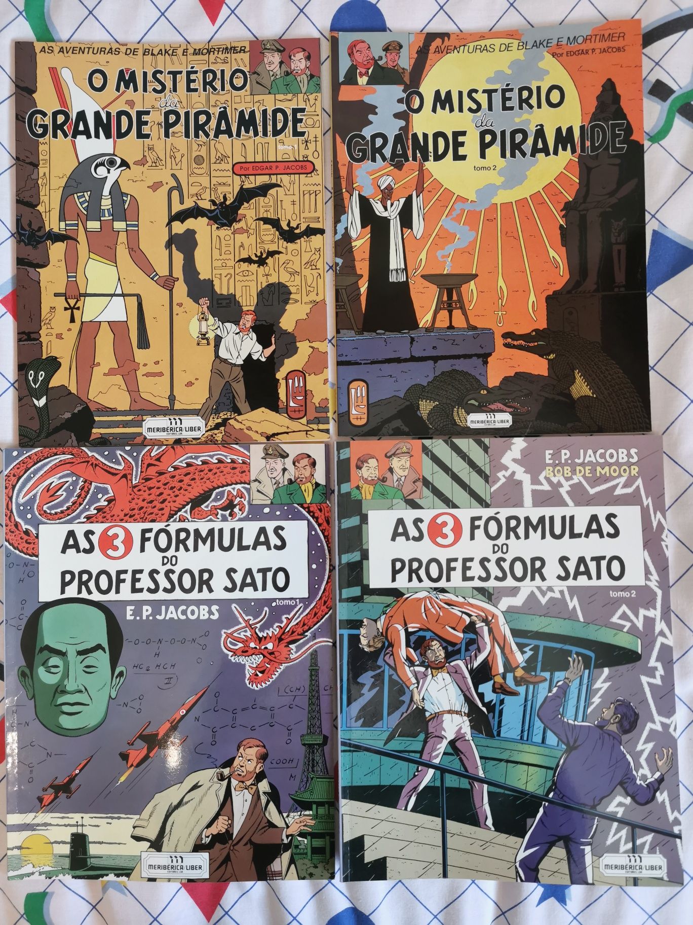 13 livros BD "As aventuras de Blake e Mortimer"