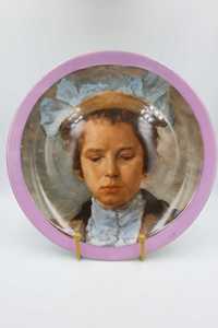 Talerz Wawel Portret dziewczynki Walenty Sierow B081204