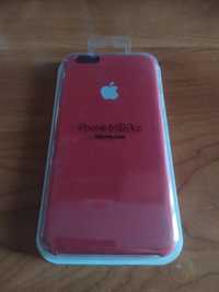 Case etui iphone 6s plus plecki silikonowe czerwone
