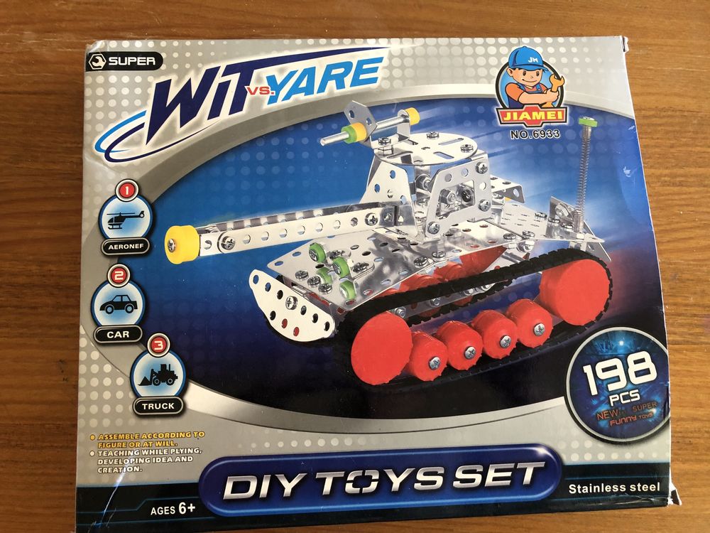 Diy toys set construção