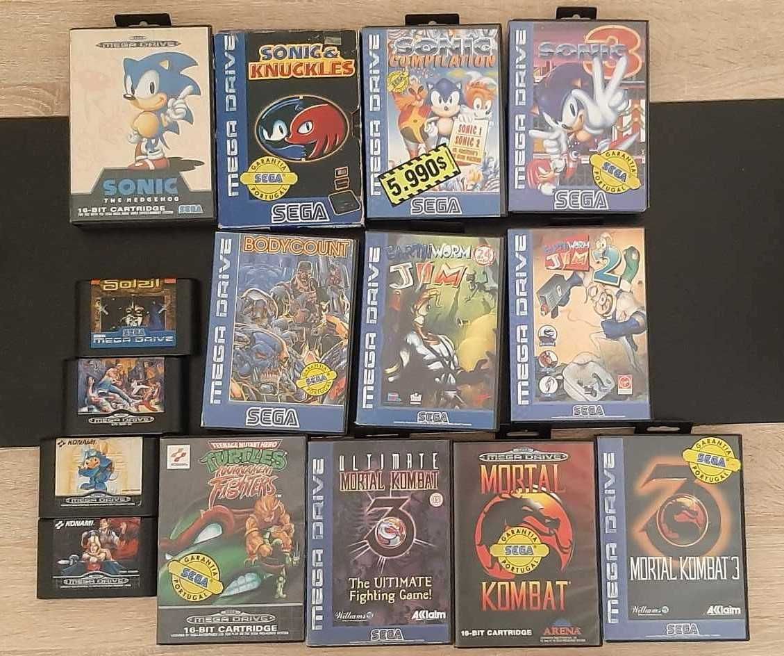 REDUÇÃO DE PREÇO Super coleção Mega Drive & 32X & Game Gear