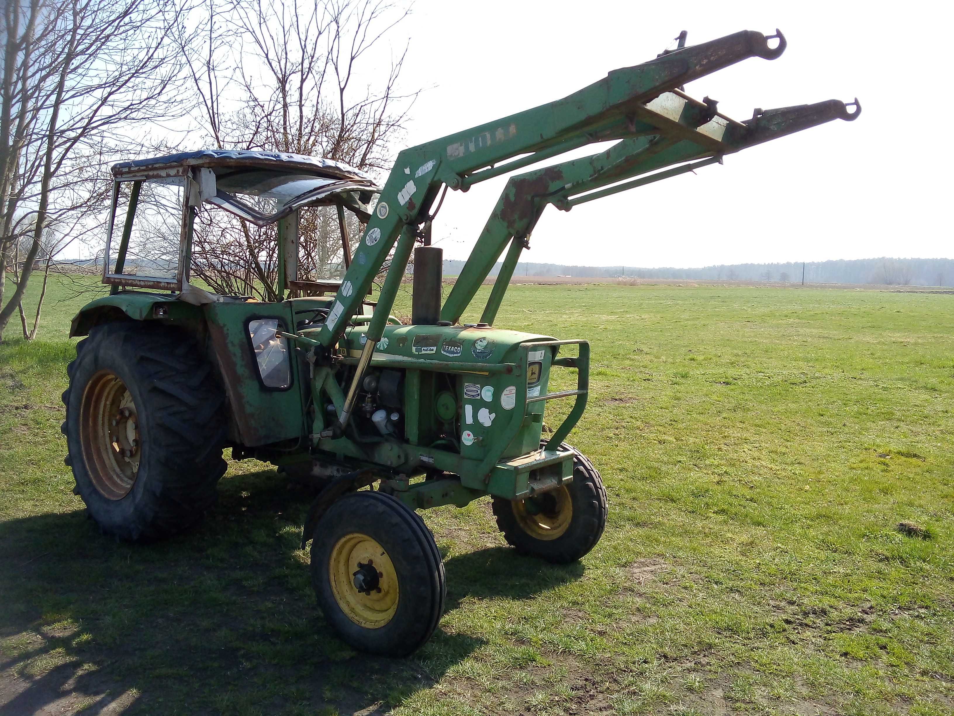 Ciągnik traktor john deere 2030 z turem w orginale
