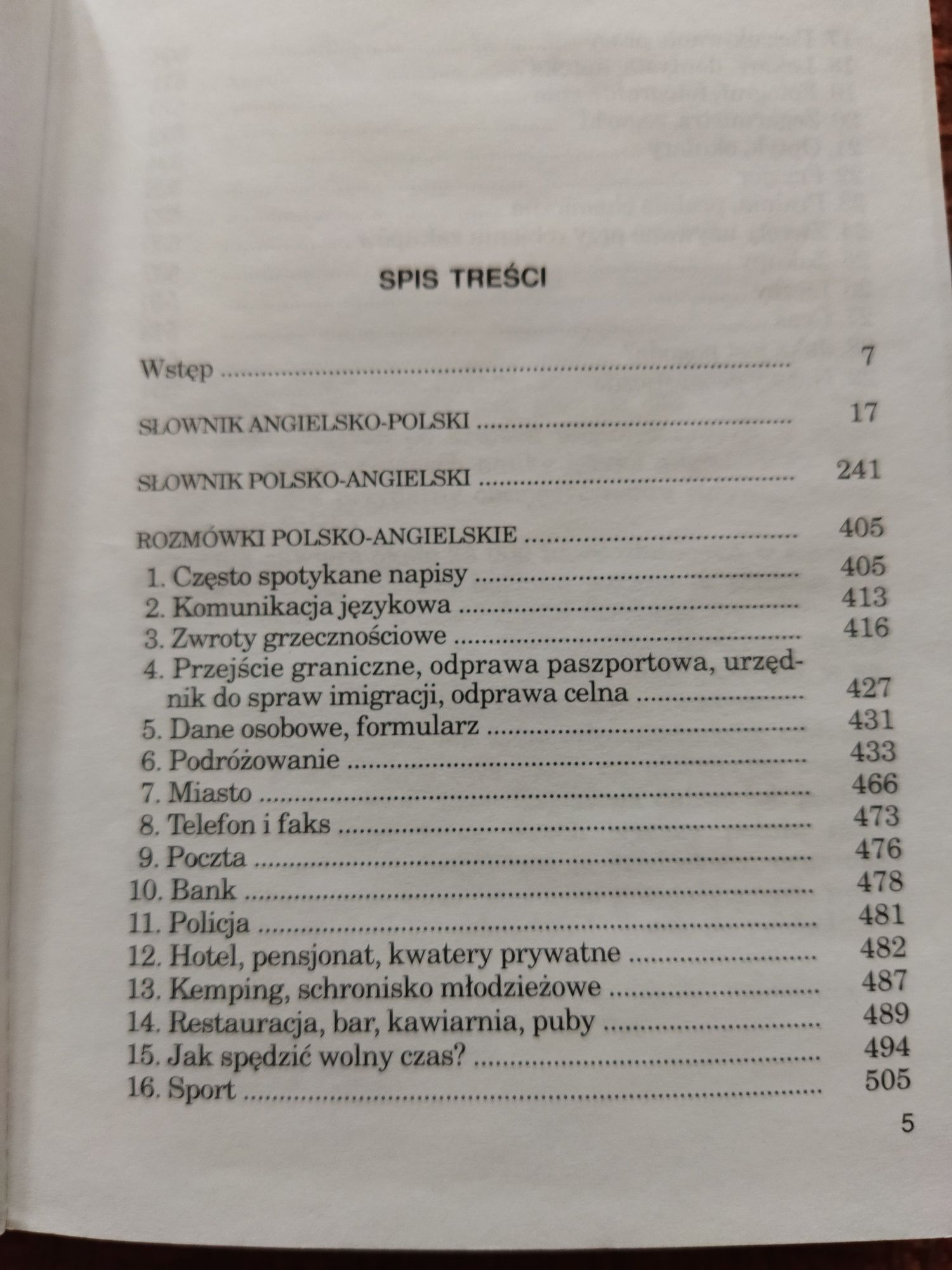 Słownik angielsko-polski polsko-angielski z rozmówkami
