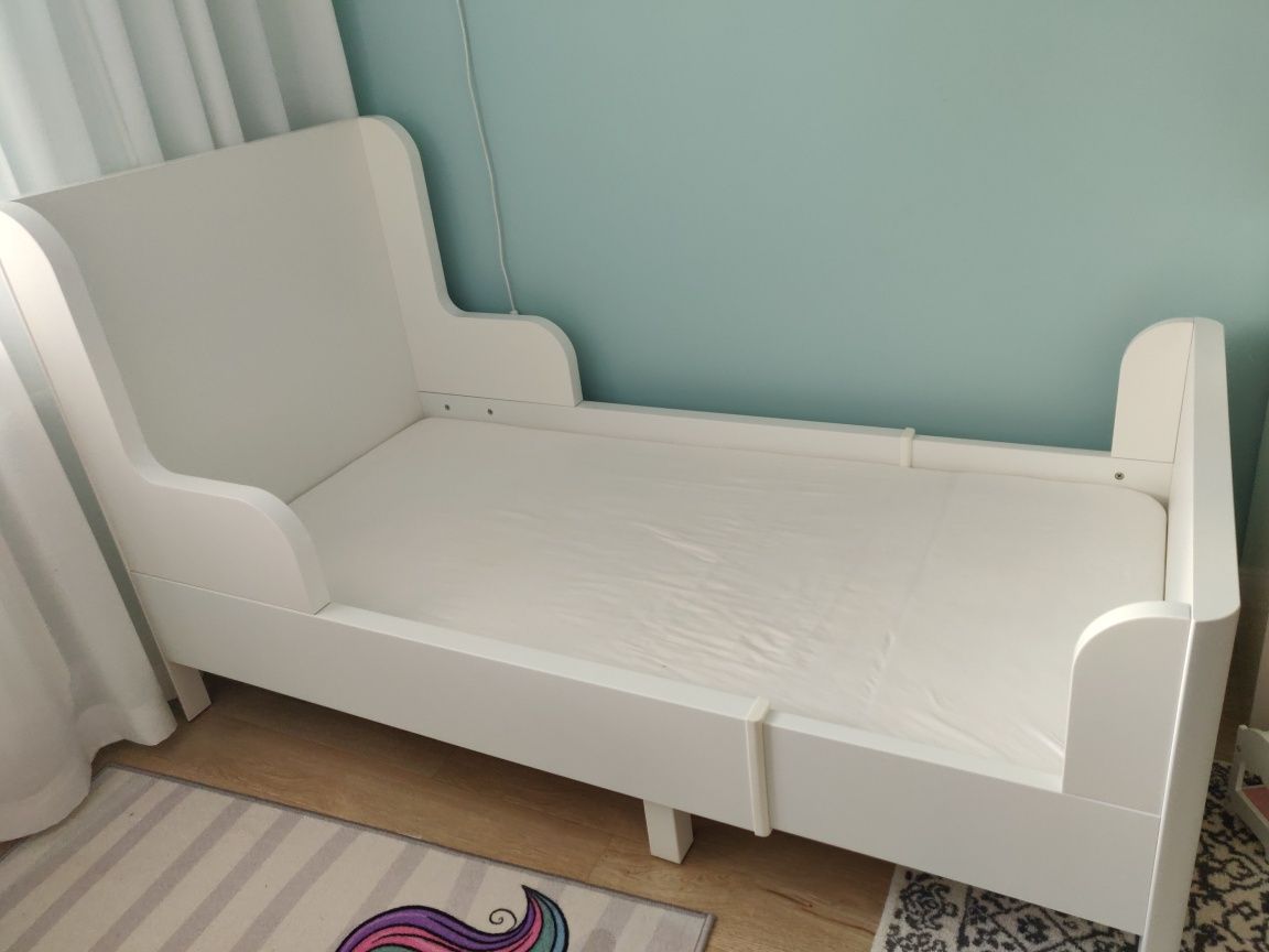 jak nowe-łóżko dziecięce Ikea Busunge +materac