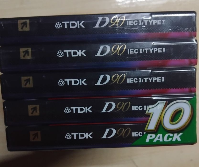 Аудіокасети TDK+Maxell+Fuji