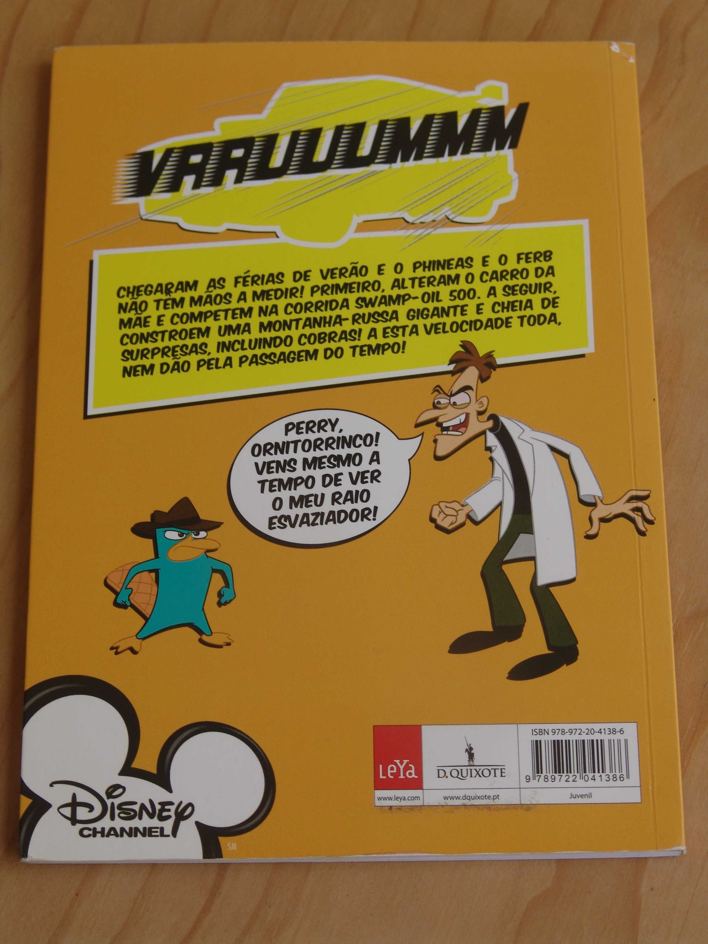 Livro 1 - Phineas e Ferb Senhores da velocidade