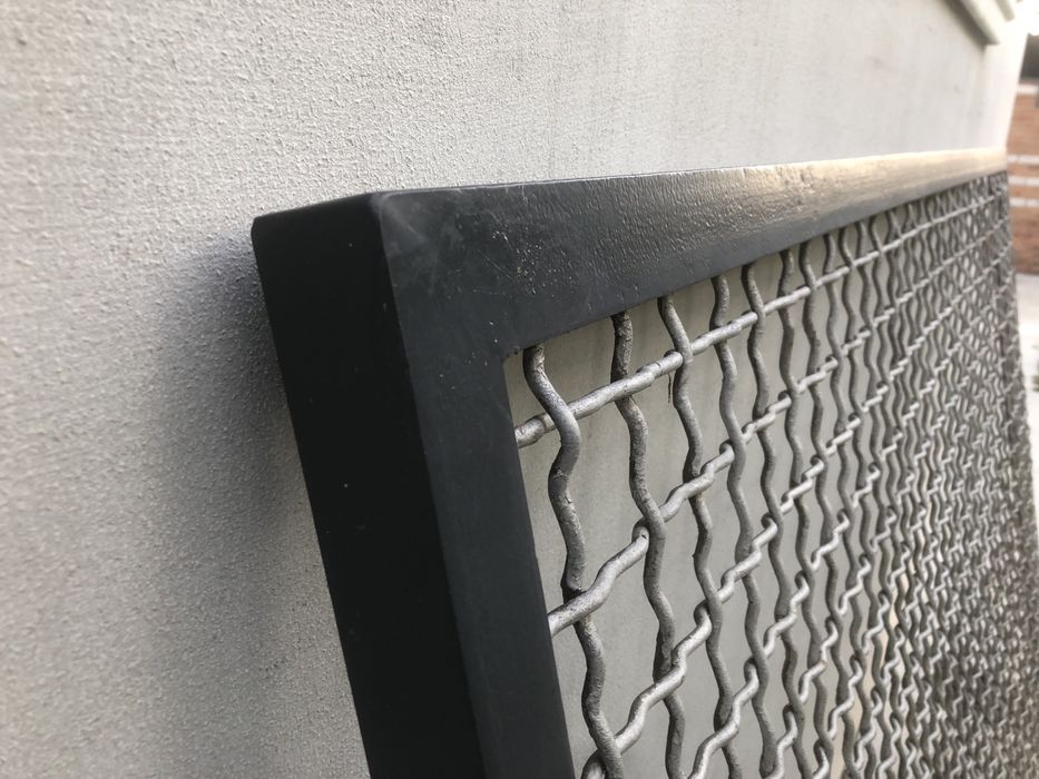 Сітка для паркану вольєра канільована