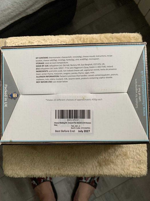 Набір для виготовлення сиру! Around the World in 20 Cheeses