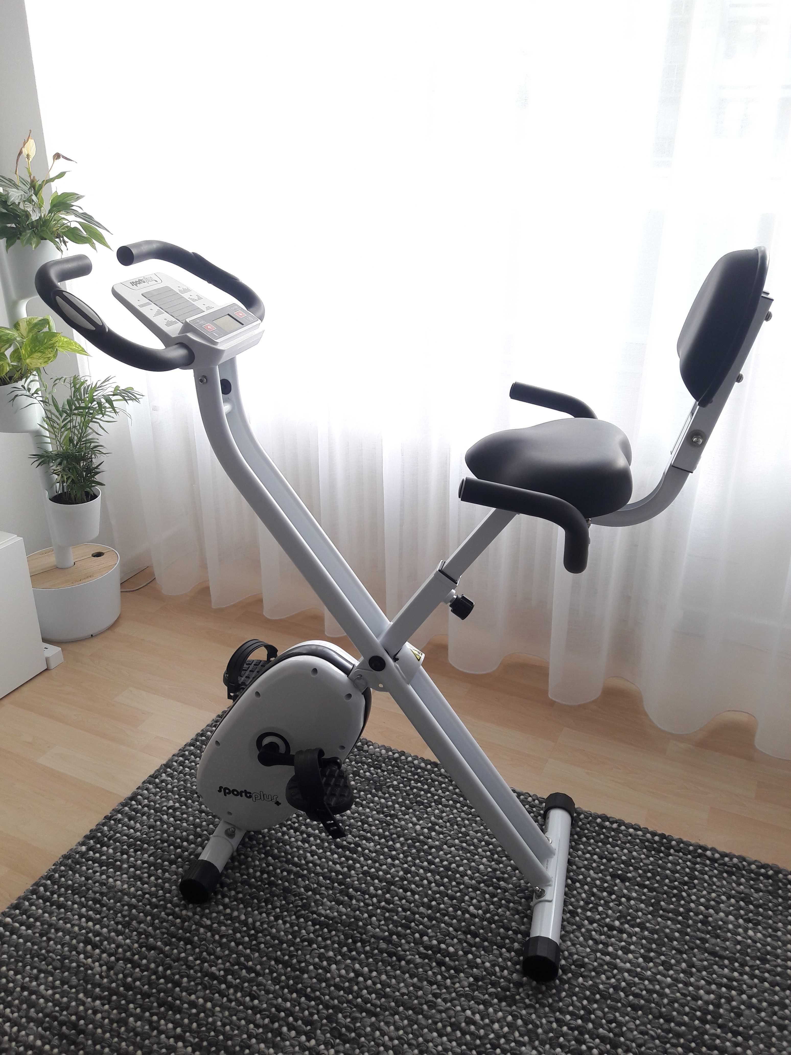 Bicicleta estática e de spinning para fitness (Supporte Tablet e App)