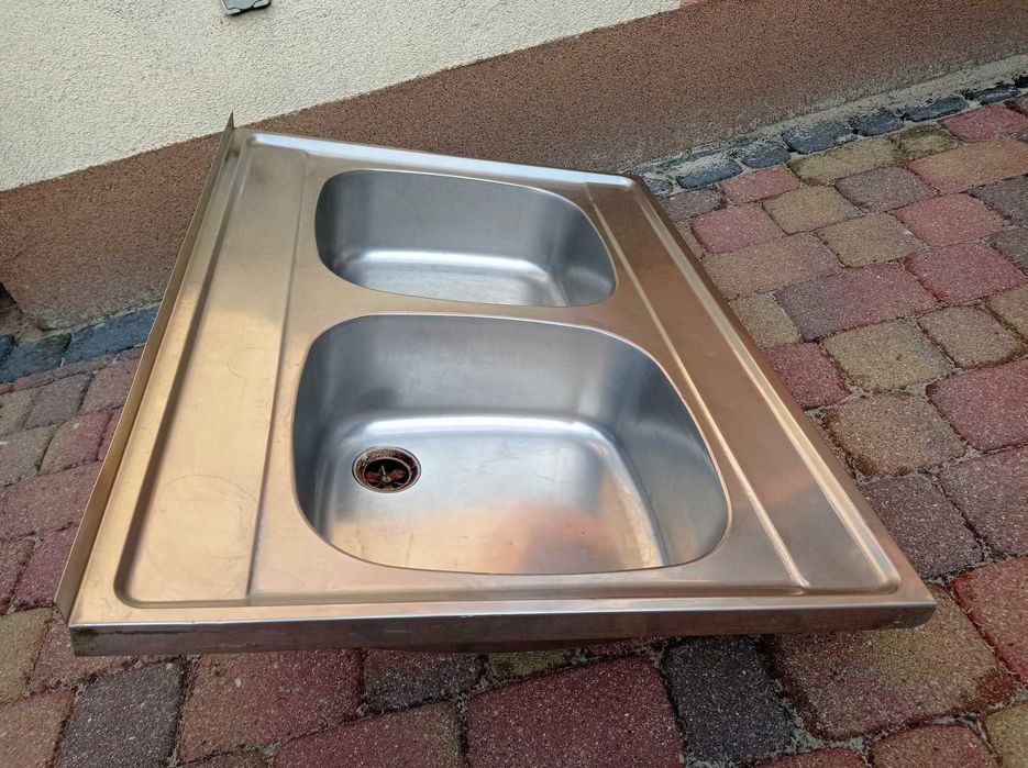 zlew stal nierdzewna  60x80