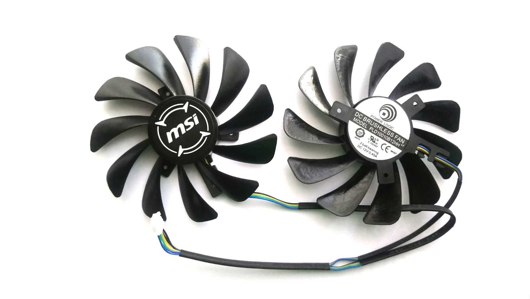 Кулери MSI 87 95 мм RX470-580 GTX1060/1070/1080 PLD09210B12HH